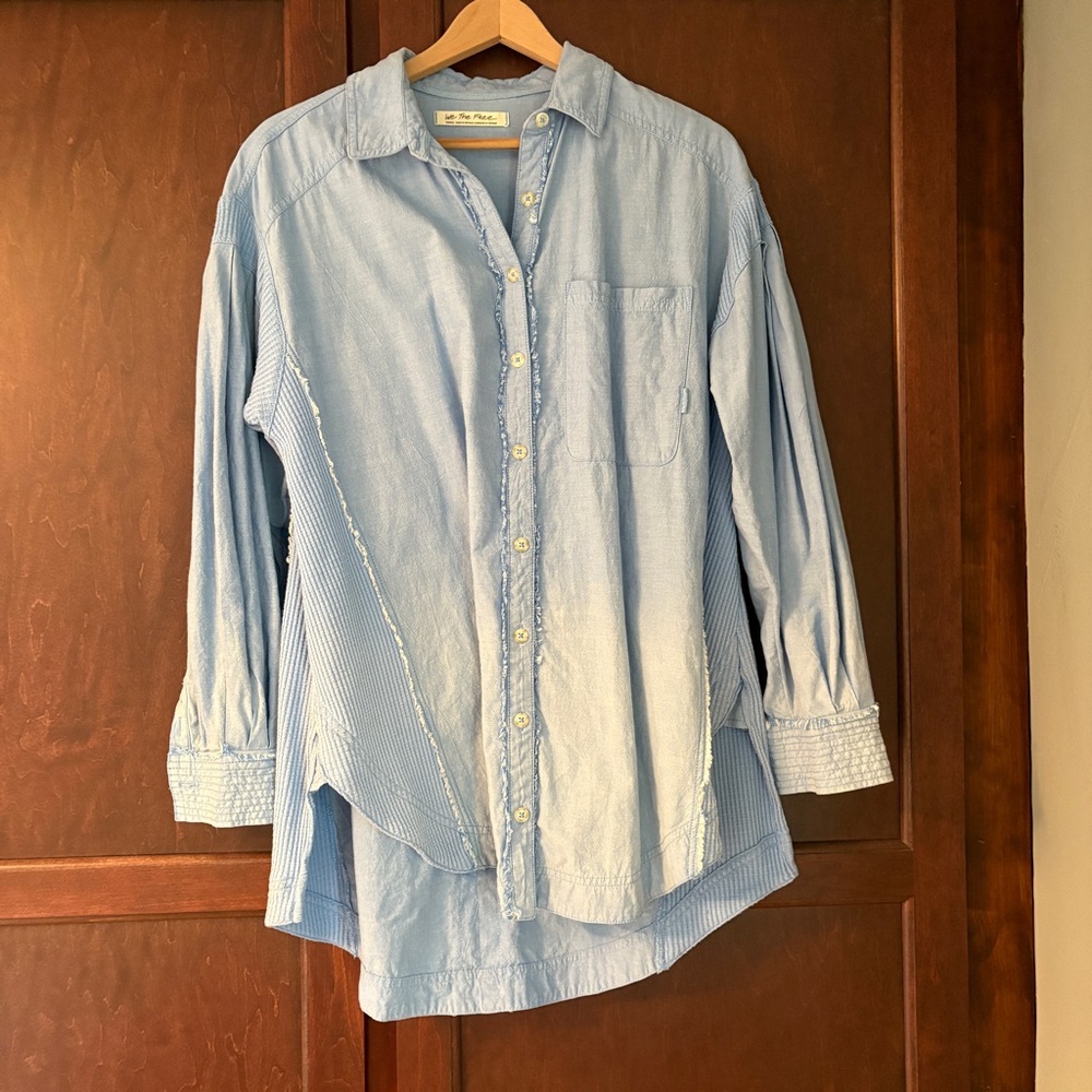 Free People We the Free Oversized Button-down